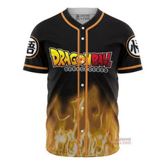 3D AnimeGoku Custom Fandom - Dragon Ball Baseball Tee