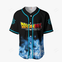 3D Anime Vegeta Blue Custom Fandom - Dragon Ball Baseball Tee