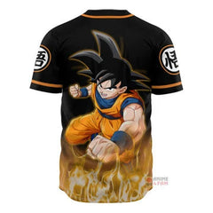 3D AnimeGoku Custom Fandom - Dragon Ball Baseball Tee