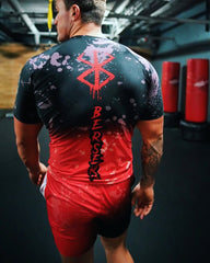 Kitsukai "Guts (Struggler)" Berserk Short Sleeve Rash Guard Compression