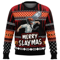 Kitsukai "Merry Slaymas" Chainsaw Man Ugly Christmas Sweater