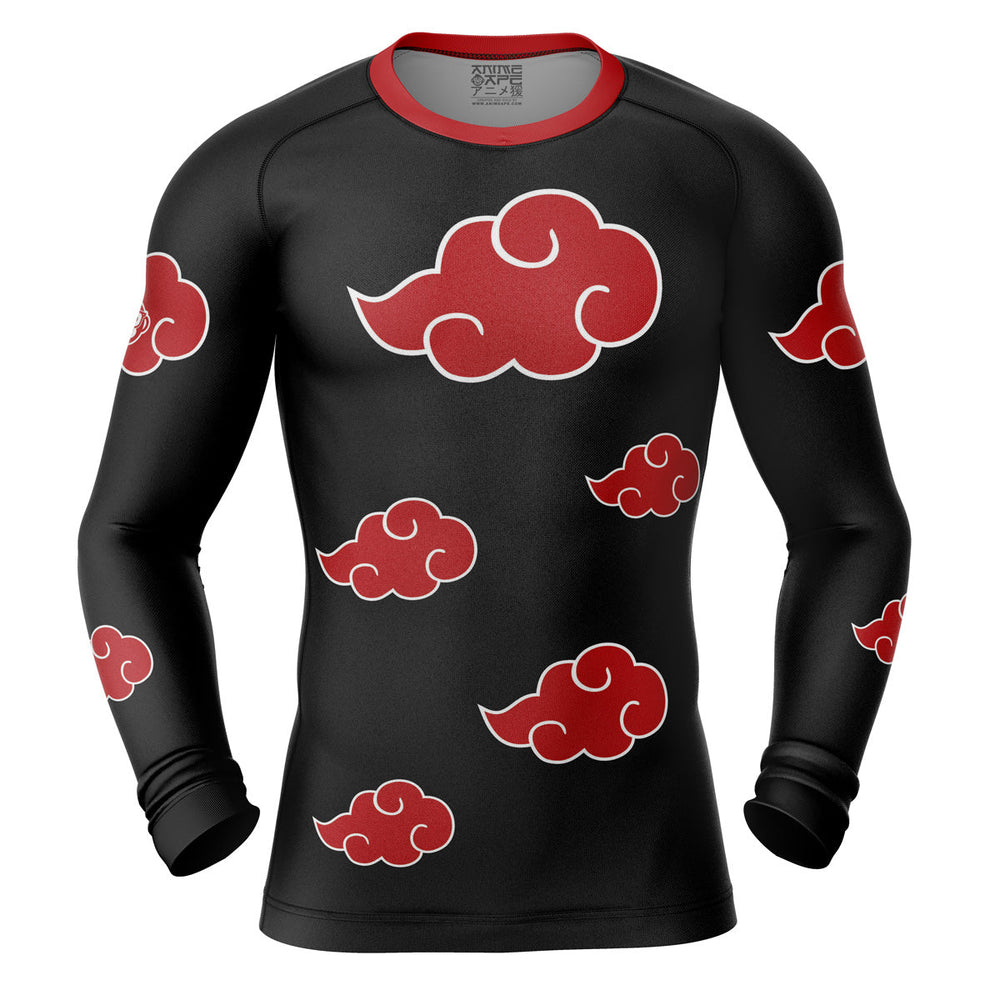 Akatsuki Long Sleeve Rash Guard Compression Shirt