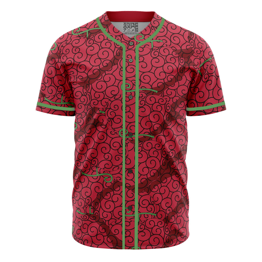 Ope Ope No Mi Devil Fruit One Piece Baseball Jersey