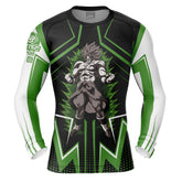 Broly Dragon Ball Z Long Sleeve Rash Guard Compression Shirt