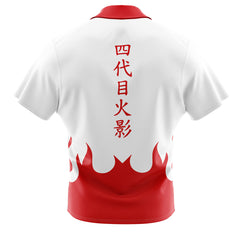 4th Hokage V2 Shippuden Button Up Hawaiian Shirt