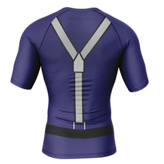 Cobra Trooper Cartoon Version GI Joe Short Sleeve Rash Guard Compression Shirt
