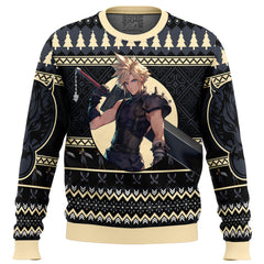 Christmas Cloud Final Fantasy Ugly Christmas Sweater