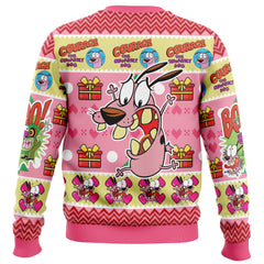 Christmas Courage The Cowardly Dog Ugly Christmas Sweater