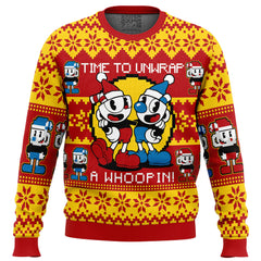 Christmas Cuphead Ugly Christmas Sweater