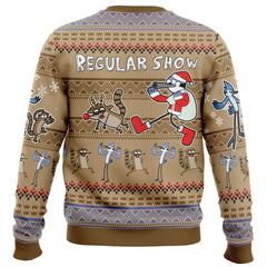 Christmas Rigby and Mordecai Regular Show Ugly Christmas Sweater
