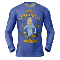 Cornholio Beavis and Butt-Head Long Sleeve Rash Guard Compression Shirt