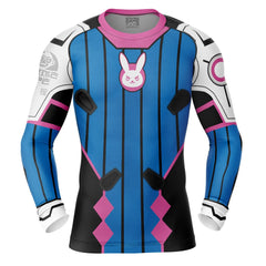 D.VA Overwatch Long Sleeve Rash Guard Compression Shirt