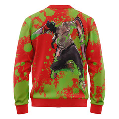 Denji Chainsaw Man Knitted Cardigan Sweater