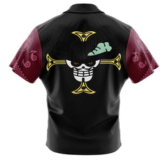 Dracule Mihawk One Piece Button Up Hawaiian Shirt