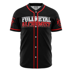 Elric Fullmetal Alchemist Baseball Jersey