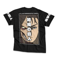 Eren Yeager I'll Exterminate Attack On Titan Streetwear T-Shirt