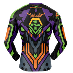 Eva 01 Long Sleeve Rash Guard Compression Shirt