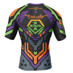 Eva 01 Short Sleeve Rash Guard Compression Shirt