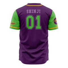 Eva-01 NERV Eva Baseball Jersey