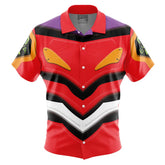 Eva 02 Button Up Hawaiian Shirt