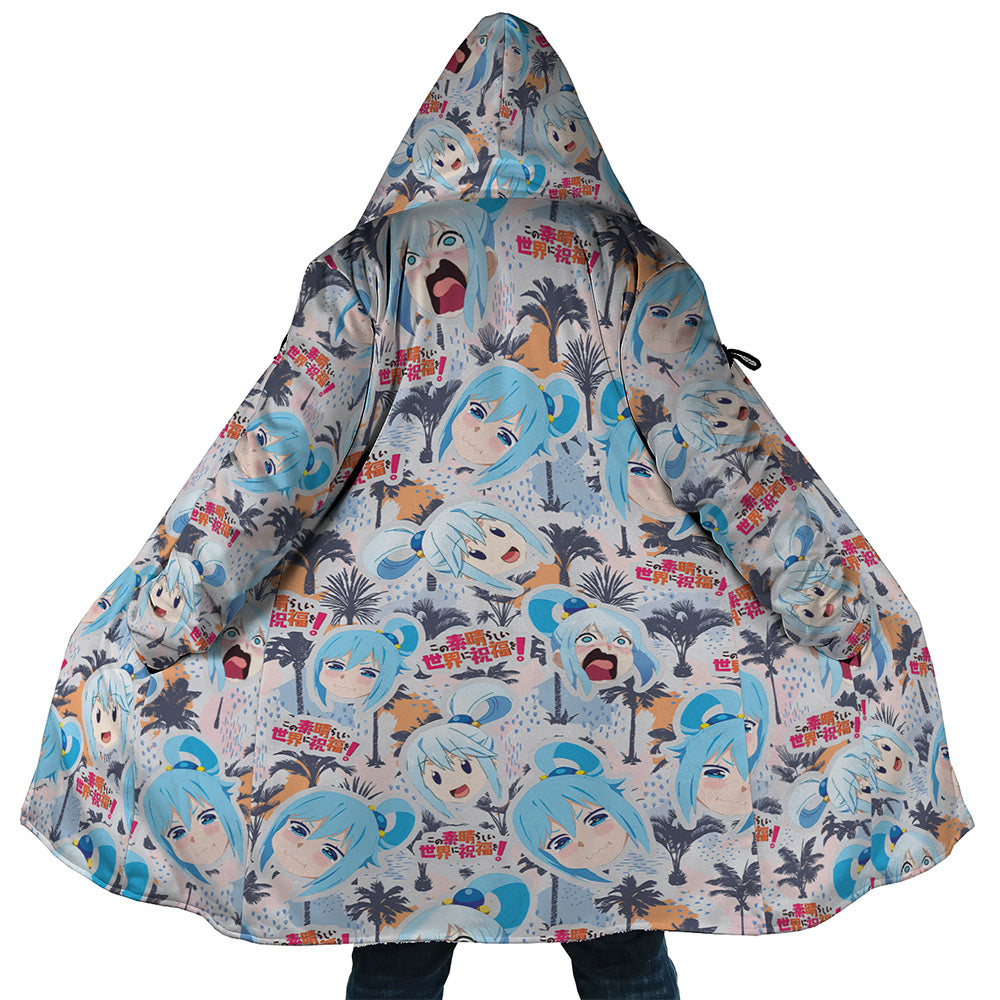 Funny Face Aqua Konosuba Dream Cloak Coat