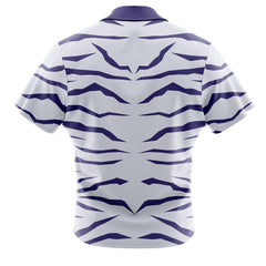 Garurumon Fur Digimon Button Up Hawaiian Shirt