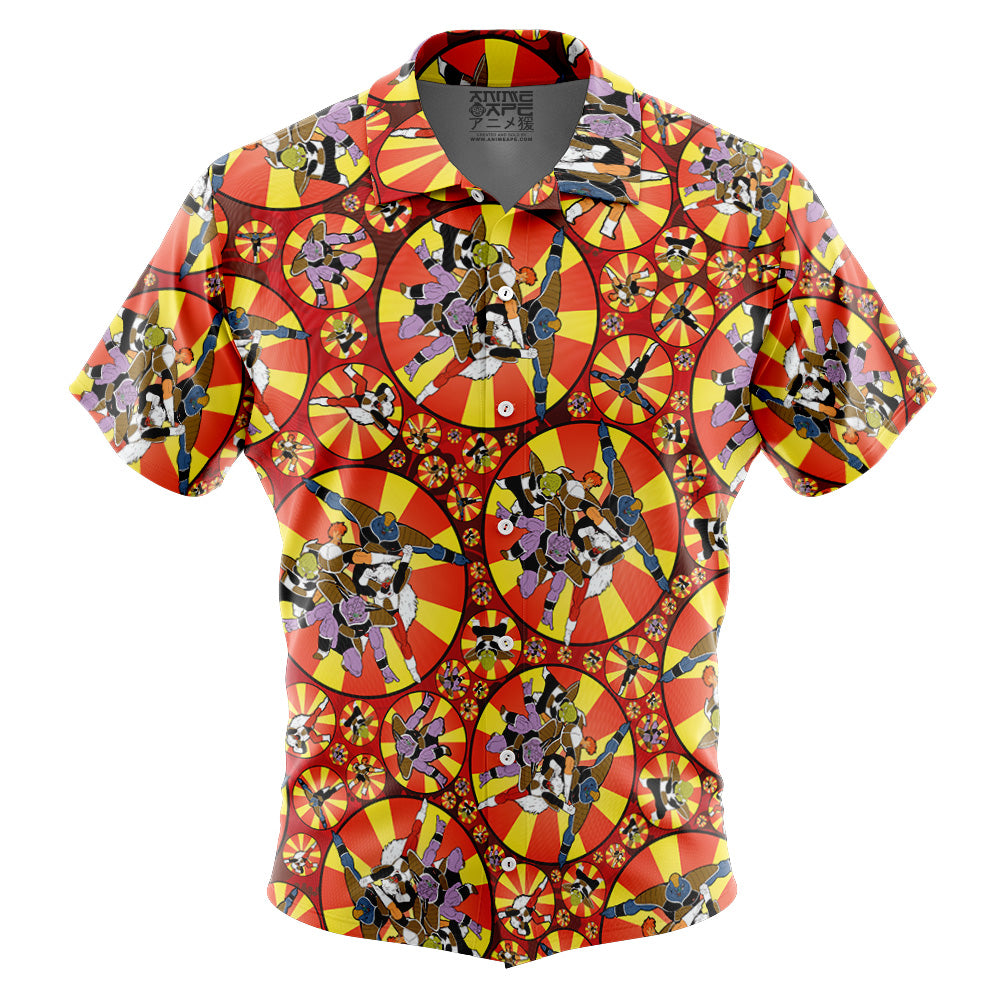 Ginyu Forces DBZ Button Up Hawaiian Shirt