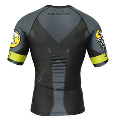 Metal Gear Solid Short Sleeve Rash Guard Compression Shirt