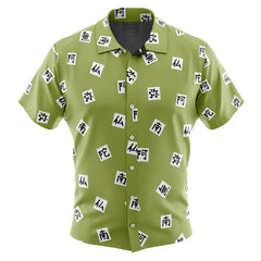 Gyomei Himejema Demon Slayer Button Up Hawaiian Shirt