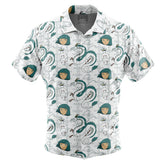 Haku Spirited Away Button Up Hawaiian Shirt