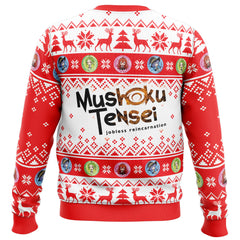 Happy Holidays Mushoku Tensei: Jobless Reincarnation Ugly Christmas Sweater