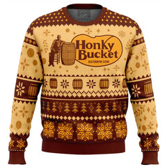 Honky Bucket Ugly Christmas Sweater