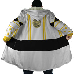White Ranger Ninjetti Rangers Dream Cloak Coat