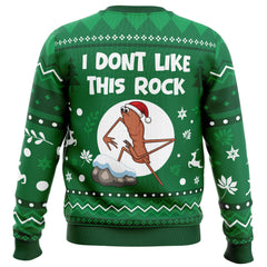 I Dont Like This Rock Marcus The Worm_Ugly Christmas Sweater