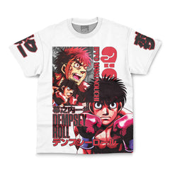 Ippo Makunouchi White Hajime no Ippo Streetwear T-Shirt