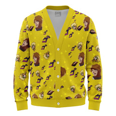 It Was Me Dio Jojo's Bizarre Adventure Knitted Cardigan Sweater