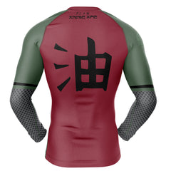 Jiraiya Uniform Shippuden Long Sleeve Rash Guard Compression Shirt