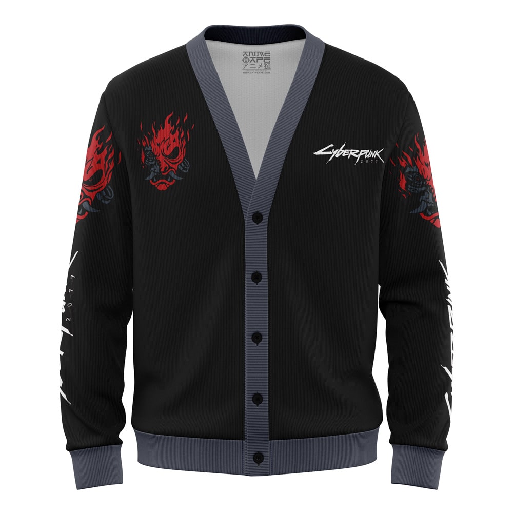Johnny Silverhand Cyberpunk 2077 Knitted Cardigan Sweater
