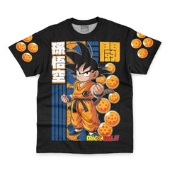 Kid Goku Fight DBZ Streetwear T-Shirt