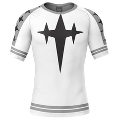 Kill la Kill Three Star Goku Uniform Short Sleeve Rash Guard Compression Shirt
