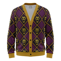 Killer Queen Jojo's Bizarre Adventure Knitted Cardigan Sweater