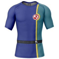 Kinniku Kinnikuman Short Sleeve Rash Guard Compression Shirt