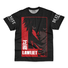 L Lawliet Justice Death Note Streetwear T-Shirt