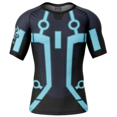 Legacy Uniform Tron Short Sleeve Rash Guard Compression Shirt