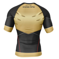 Lord Drakkon EVO III Mighty Morphin Power Rangers Short Sleeve Rash Guard Compression Shirt