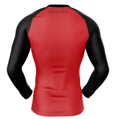 Luffy Straw Hat Pirates v2 One Piece Long Sleeve Rash Guard Compression Shirt