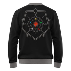 Magic Realms Magic the Gathering Knitted Cardigan Sweater