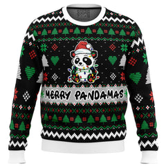 Merry Pandamas Ugly Christmas Sweater