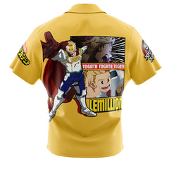 Mirio Togata (Lemillion) My Hero Academia Button Up Hawaiian Shirt