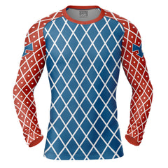 Mista Guido Jojo's Bizarre Adventure Long Sleeve Rash Guard Compression Shirt